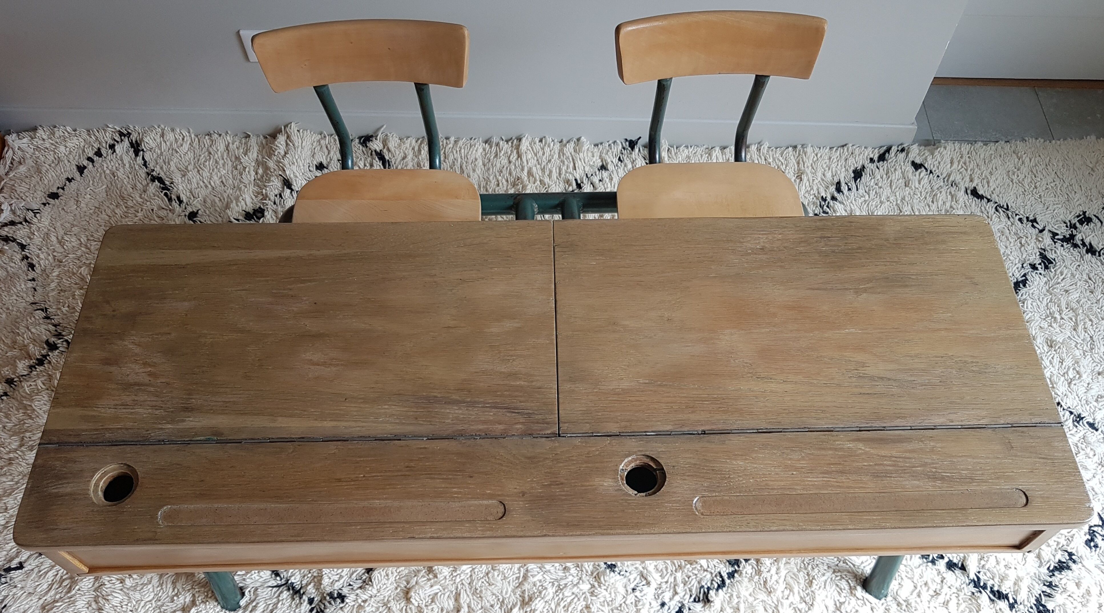 Double school desk Stella renovated