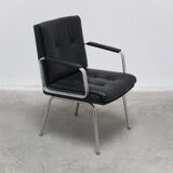 Executive leather armchair by Egon Eiermann for Wilde + Spieth, 1960s