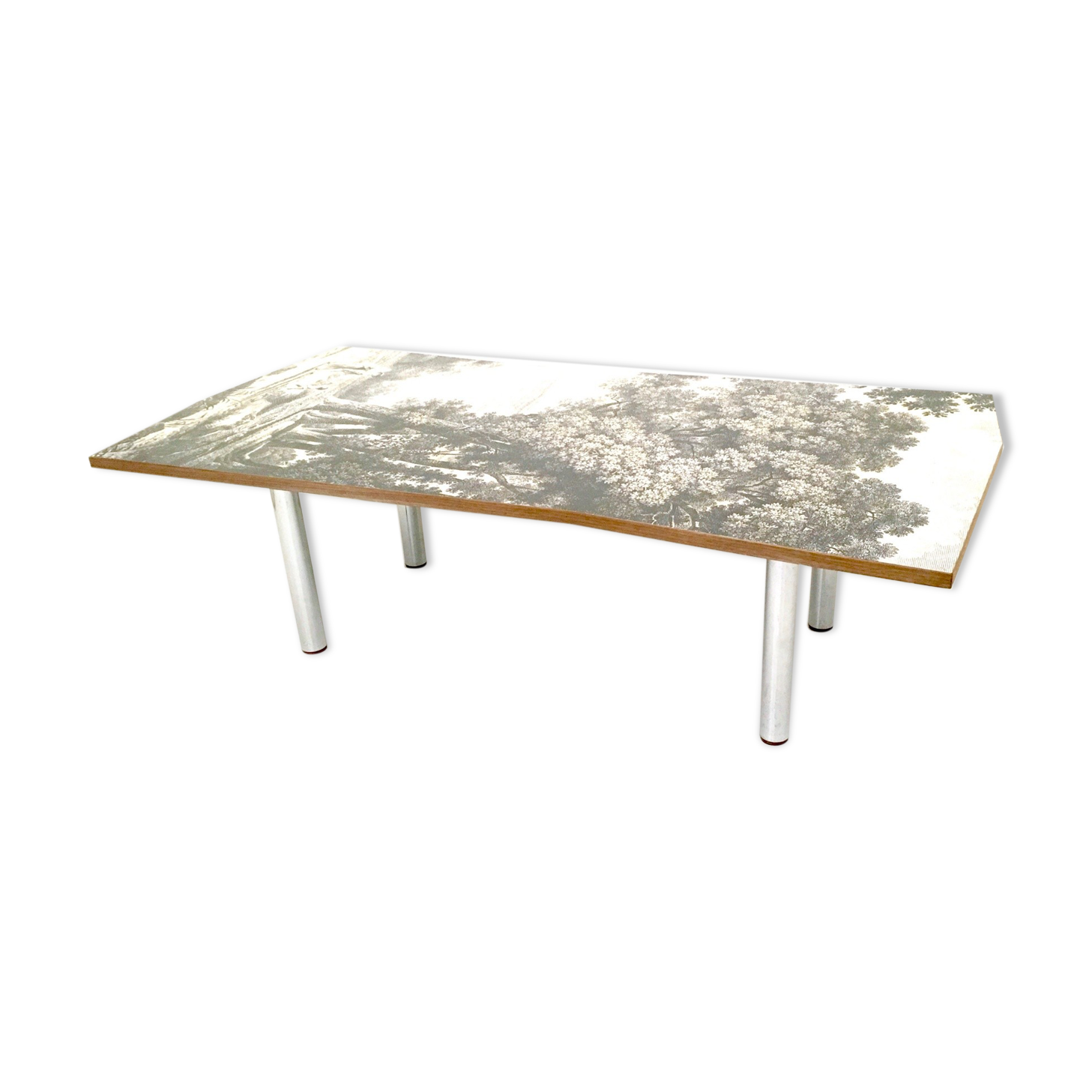 "transepoca" wooden coffee table by carmelo la gaipa, italy 2018