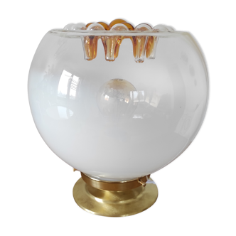 Table lamp, Murano glass globe
