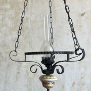 Opaline and Ceramic Suspension - Vintage