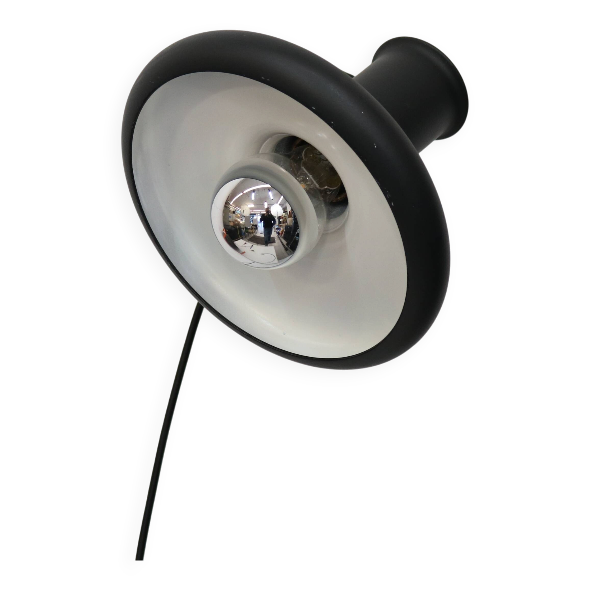 Top Design Fog & Morup black Wall Lamp - Optima 5 - Designed By Hans Due