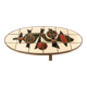 Table basse Française, Acier Chromé et Céramique par Barrois Vallauris 1960