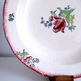 Gien earthen earthenware dish lorraine model