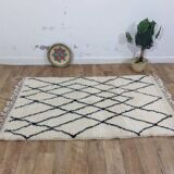Azilal Berber rug in handmade wool 200 X 113 CM