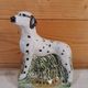 Old Garnier Liqueur Bottle - Dalmatian Dog (1972) - Vintage