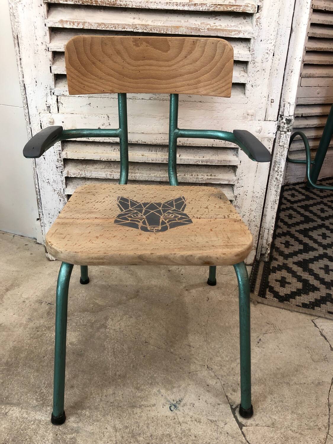 Wooden children's chair