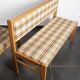 Pair of benches, corner benches, vintage