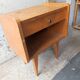 Side bedside bedside table feet compass 1 vintage drawer