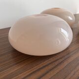 Set of 3 opaline lampshades