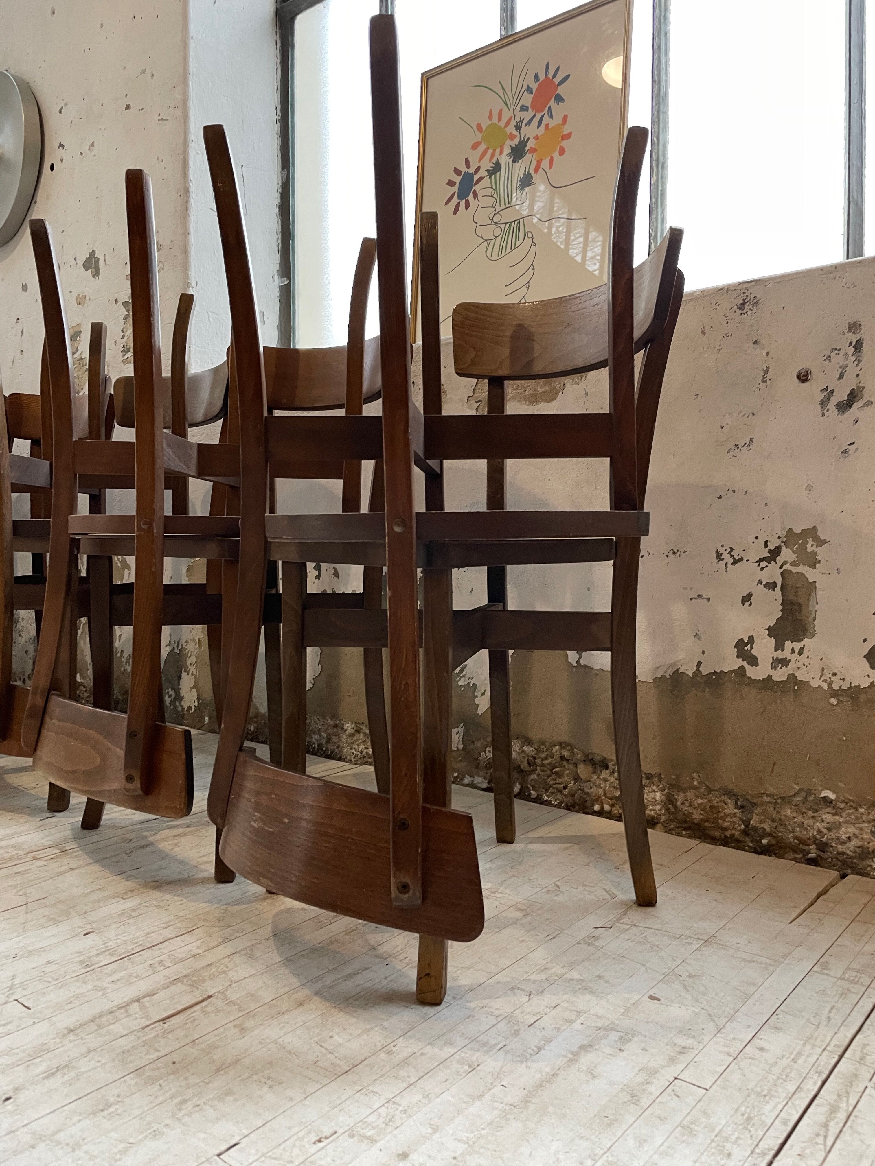 12 Baumann bistro chairs