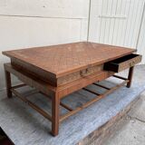 Table basse en bambou roche-bobois