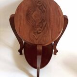 Art Deco oval pedestal table Width 80 cm