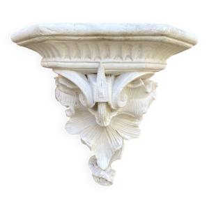 Console murale ancienne - blanc