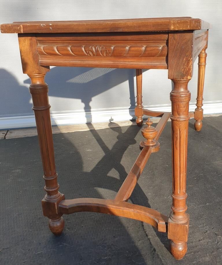 Louis XVI double-style canne piano bench