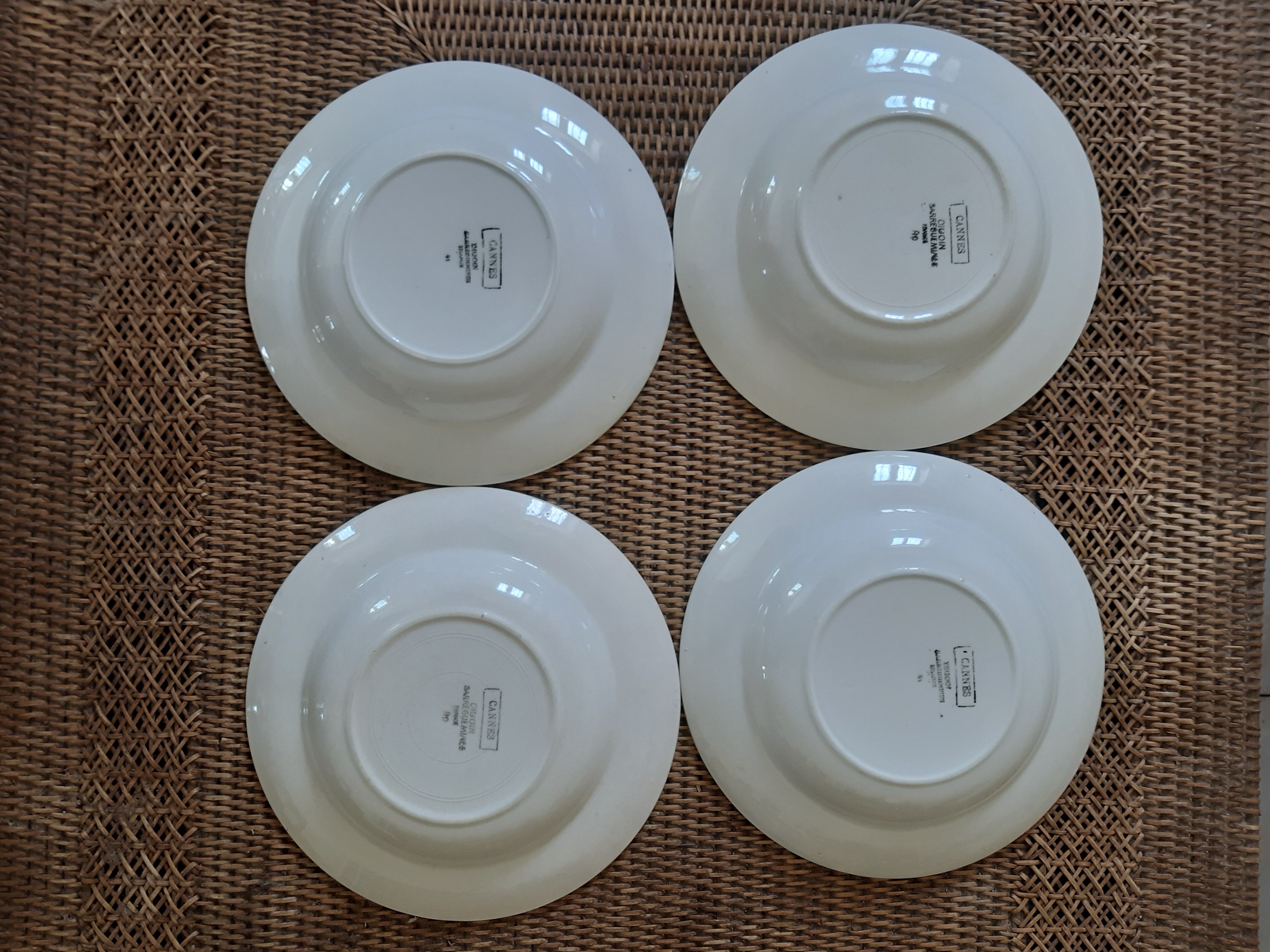 4 digoin plates
