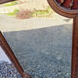 Breton trumeau wall mirror