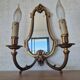 Applique double avec miroir