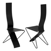 Pair of postmodern chairs, Pietro Arosio