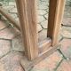Pair of antique solid oak benches