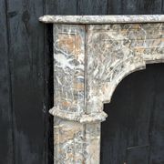 Regency fireplace in grey Ardennes marble, 18th century