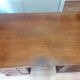 Solid wood minister's desk