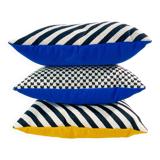 Handmade graphic cushion