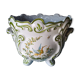 Large cache pot Moustier Sainte Marie in ceramic.