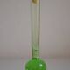 Sweden Sweden 1960 60's small soliflore vase green glass bullicante