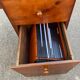 Solid pine wood desk with 8 drawers