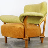 F109 lounge furniture with armchair and matching sofa by Theo Ruth for Artifort 1950