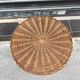 Table d'appoint en rotin 1950 midcentury