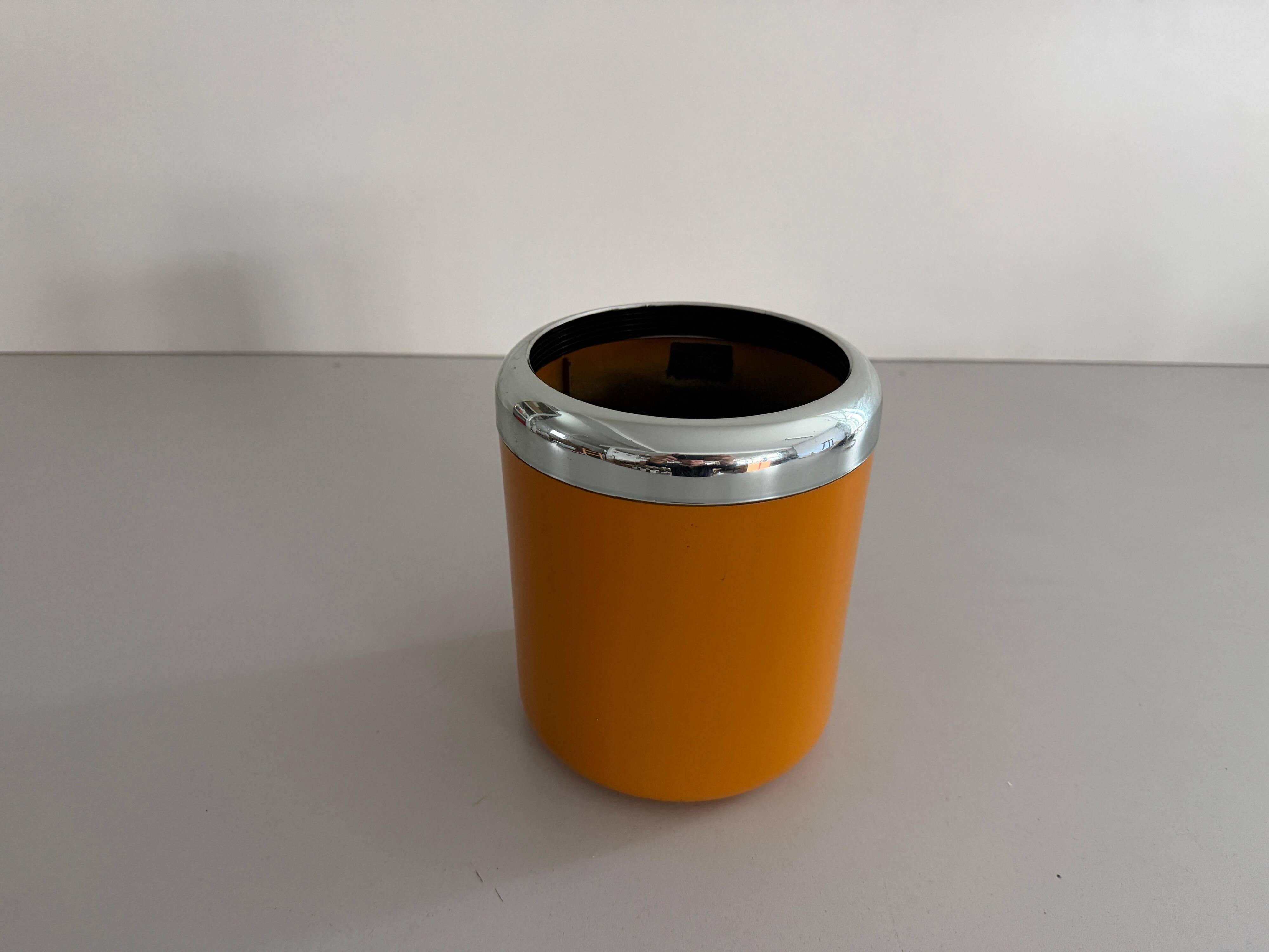 Flush mount in orange plexiglass by Kinkeldey, 1970s, Germany.