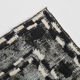 Black & beige turkish runner rug 72x284cm