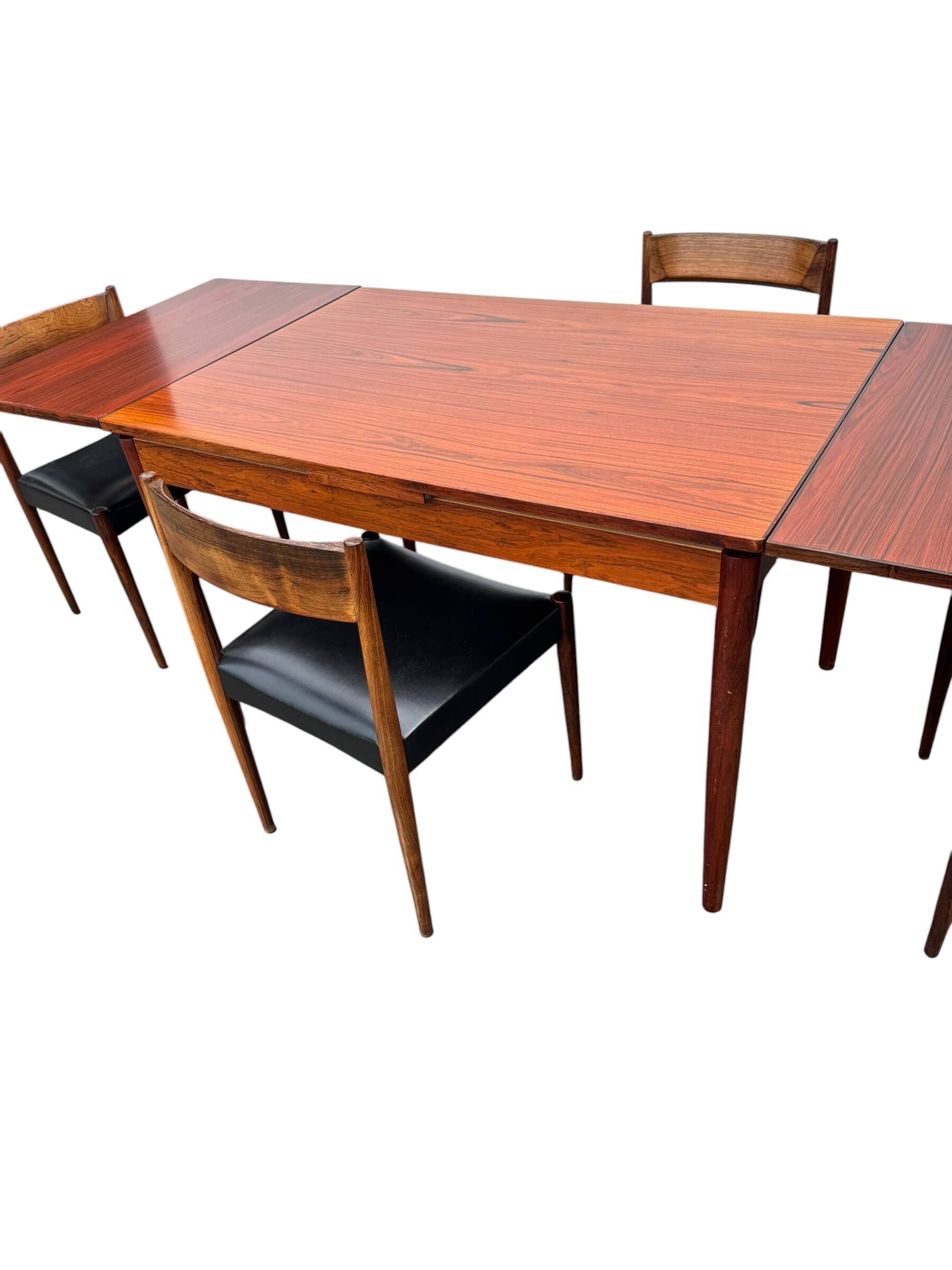Vintage Scandinavian Rosewood Dining Set