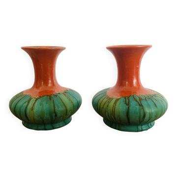Pair of vintage vases from West Germany.