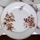 Set of 6 vintage Sarreguemines dinner plates, Danish pattern 210412