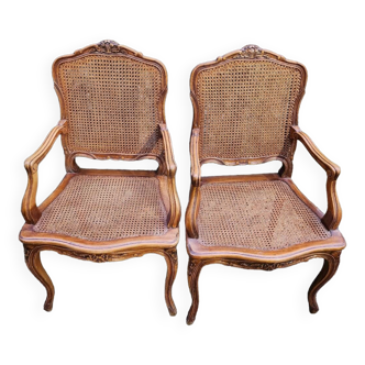 Cane style armchair