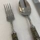 Stainless Steel Set of Knife Fork and Spoon Edwin Blyde & Co, 1950s