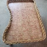 Tray on rattan legs
