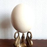 Ostrich egg with swan feet in bronze, Napoleon III