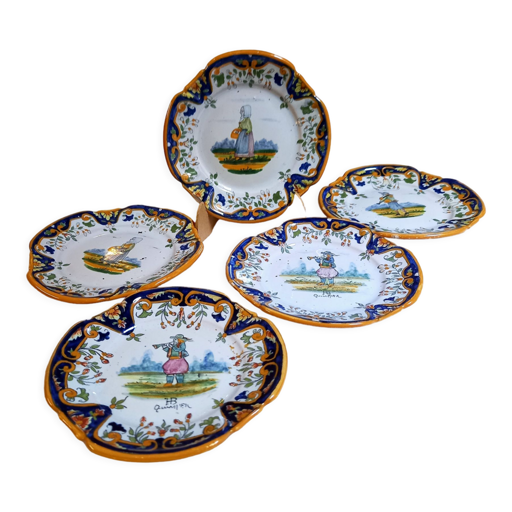 Lot De 5 Petites Assiettes à Sauce Soja Arita Ware, Petites