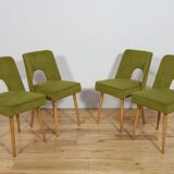 Shell Chairs from Bydgoszcz Furniture Factory, Poland, 1960s, Set of 4