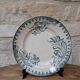 Old ceramic plate Terre de Fer Ste Amandinoise model Iris