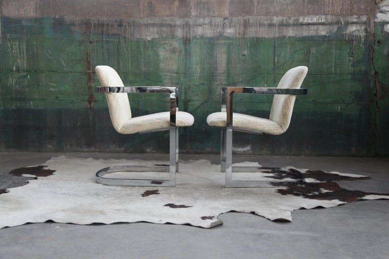 Cantilever chair in chrome DIA, 1970s
