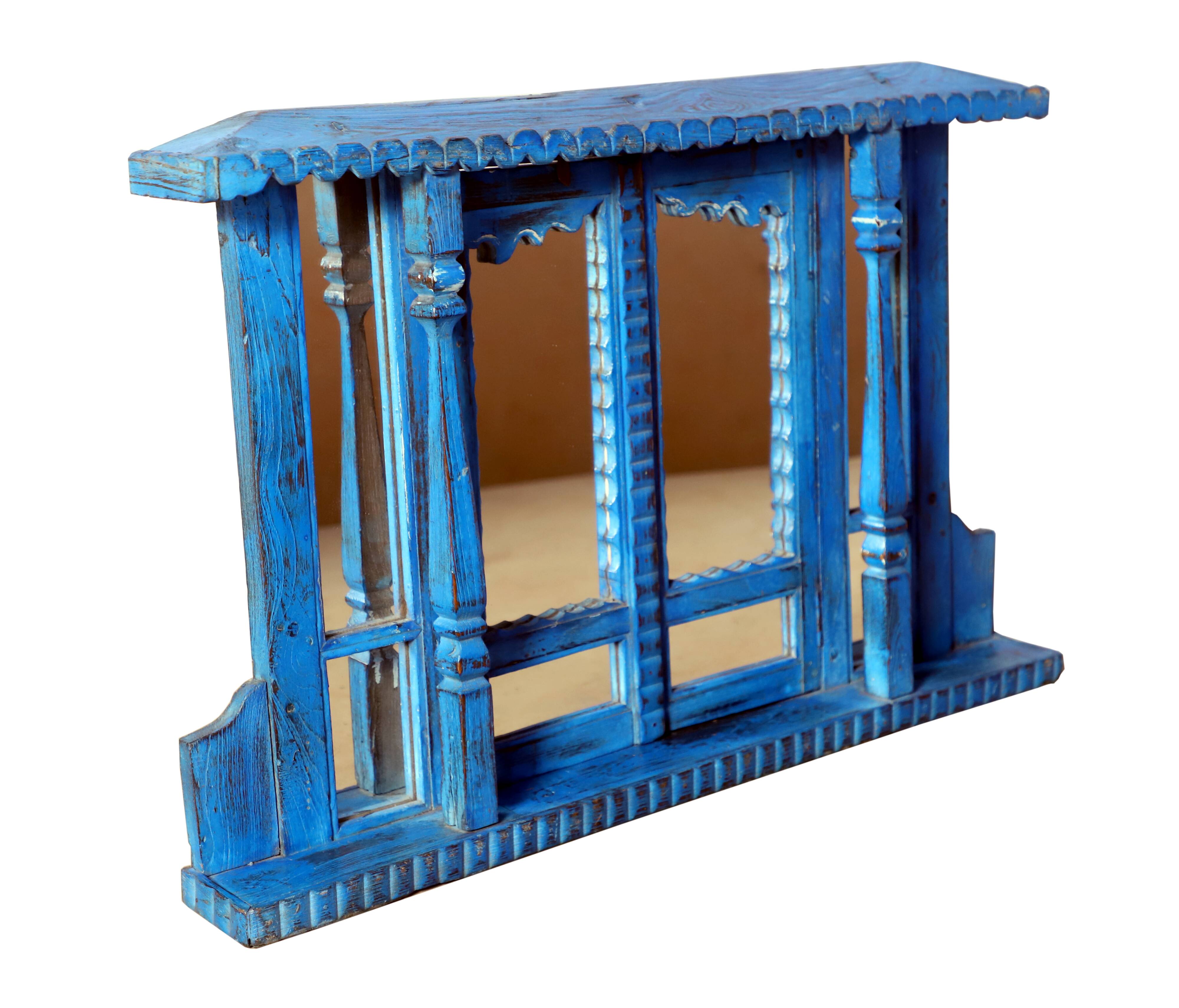 Mirror - Burmese teak window