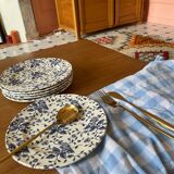 Set of 6 English earthenware plates