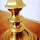 Pair of brass candlesticks