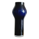 Imposant Vase En Verre Soufflé Bleu Nuit Design