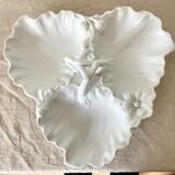 3-compartment limoges porcelain dish